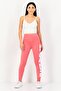 Women Tight Fit Pull On Outdoor Leggings, Dark Pink - 4