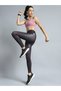 Women Wine Urban Camo Running Leggings - 4