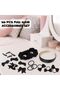 66 Pcs Hair Accessories Set for Girls Hair Clips, Bows, Scrunchies, Headbands & Elastics All-in-One School & Daily Use Hair Kit for Girls and Toddlers (Black) - 3