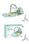 Baby Play Gym Activity Mat with Kick & Play Piano Musical Lights Hanging Rattle Toys Tummy Time - 6
