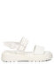 Women Chunky Sandals in White - 2