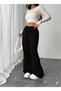 Winter Fleece-Lined Women's 2-Piece (Black + Grey) Sweatpants with Cotton Inside, Loose Fit, Baggy, Plus Size, with Pockets - 5