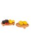 Natural Wooden Presentation Tray Set of 2 – 24 cm & 28 cm Round Serving Plate - 6
