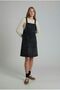 Myra6316 Pregnant Women's Black Velvet Jile Dress