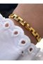 Yellow Steel Handcuff Cord Women's Bracelet Frjw10041A-B 2 Year Warranty Gift Packed