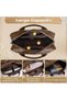 Messenger Bag Men Vintage PU Leather Laptop Bag 15.6 Inch - 3