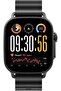ساعة Watch 5 الذكية، شاشة AMOLED مقاس 1.97 بوصة، تقنية NFC، نظام تحديد المواقع العالمي (GPS)، مقاومة للماء والغبار بمعيار IP68 - لون أسود تيتانيوم