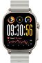 ساعة Watch 5 الذكية، شاشة AMOLED مقاس 1.97 بوصة، تقنية NFC، نظام تحديد المواقع العالمي (GPS)، مقاومة للماء والغبار بمعيار IP68، لون فضي تيتانيوم