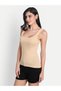 Women's Cotton Sleeveless Black & Beige Camisole Pack of 2 in Black and Beige Colors - 3