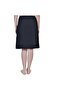 Women's Cotton Knee Length Skirt - White & Black (Pack of 2) - 7