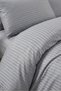 Striped Double Cotton Satin Duvet Cover Set Hotel Type Duvet Cover Set (Cotton Satin) - 4