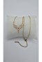 Stainless Steel Gold Color Phoenix Zircon Stone Pendant - 8
