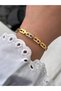 Yellow Steel Handcuff Cord Crystal Stone Women's Bracelet Frjw100201-B 2 Year Warranty Gift Boxed - 2
