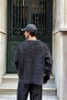 Color Gradient Knitwear Cardigan Anthracite - 2