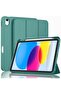 iPad 10th Generation Case (10.9 Inch, 2022) – Smart Case with Pencil Holder, Soft TPU Back, Auto Wake/Sleep Support – Forest Green