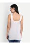 Women's Regular Fit Sleeveless Cotton Camisole Pack of 3, 2 Beige and 1 White Color - 5
