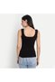 Women's Cotton Sleeveless Black & Beige Camisole Pack of 2 in Black and Beige Colors - 4