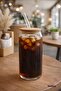 Borosilicate Glass Cup with Bamboo Lid and Straw, Coffee Cup, Heat Resistant Cup, 600ml - 2