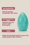 Professional Makeup Sponge Non-Latex 3 Cut Mint - 2