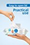 Baby Unscented Hypoallergenic Wet Baby Towel Extra Thick 6X100 – 600 Sheets Economical Set - 6