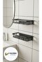 Self-Adhesive 2-Piece Bathroom Shelf Organizer (with 4 Hangers as a Gift) - 2