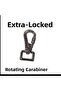 Dog Walking Rope 11 mm 150 cm with Locking Carabiner - 2