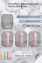 Silvia 3 Pieces Decorative Glass Cloth Economical - 7