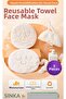 Towel Face Mask Steam Moisturizing Facial Care Mask Reusable 3Pcs