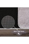 Gray Large Size Non-Slip Absorbent Soft Machine Washable Double Modern Bathroom Mat Set Gray - 2