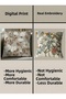 Punch Embroidery Pattern Digital Ba Printed Ej Daisy Themed 2-Piece Throw Pillow Cover - 4