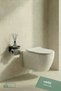 Adhesive Lid Toilet Paper Hanger Bathroom Toilet Roll Holder Apparatus Napkin Holder Organizer Plastic - 2