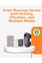 Sptrns Ntc Heat Controlled Knee Massager Vibration and (03101) Heat Therapy