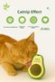 Natural Catnip Edible Rotating Catnip Herb Play Ball Ball Toy Cat Licking Ball Avocado