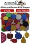 Shaped Glitter Eva Adhesive Fruit 1 Pack of 100 Self-Adhesive Glitter Eva Sticker Preschool