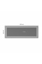 Ultra Absorbent Bath Mat with Rubber Non-Slip Backing 40X120Cm – Quick Drying Mat - 5