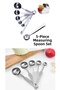 9-Piece Kitchen Scale Set 4 Steel Liquid Measuring Cups + 5-Piece Measuring Spoons Set Flour Scale - 3