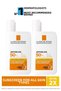 Anthelios Uvmune Fluid Spf+50 High Protection Facial Sunscreen for All Skin Types 2 Pieces