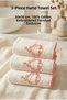 Set of 3 Kitchen and Hand/Face Towels 30X50 cm 100% Cotton - 2