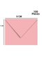 100 Pieces Pink Colored Small Envelopes 7x9