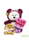 Meaningful Gift for a Loved One – 90 cm Plush Bear + Fuchsia Teddy Bear Bouquet + 25 cm You Are My Sunshine Teddy Bear - 5