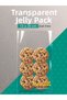 Tapeless Transparent Bag (13X30Cm) 100 Pieces Shiny Gelatin Package Gift Bag -T1556 - 2
