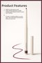Waterproof Burgundy Eyeliner with a Brush Applicator |   09 Burgundy - 2