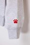 Kar Melanj Cat Mom Grafikli Nakışlı Regular/Normal Kalıp Kalın Örme Sweatshirt TWOAW26SW00200 - 6