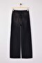Siyah Yüksek Bel Az Esnek Wide Leg Geniş Paça Jeans TWOSS26JE00063 - 6