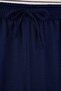 Lacivert Wide Leg Bol Paça Dokuma Pantolon TCTSS22PL0240 - 6