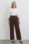 Women's Plus Size High Waist Plus Size Greenish Stretch Fabric Comfort Fabric Pants