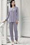 Women's Lavender 3-Piece Pajama Set - 2
