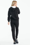 Double Color Pocket Detailed Tracksuit Set - Black - 5