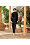 Elvira Semi and Fully Covered Hijab Swimsuit Set 4453-23 Black - 2