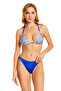 Floral Patterned Triangle Covered Bikini Set